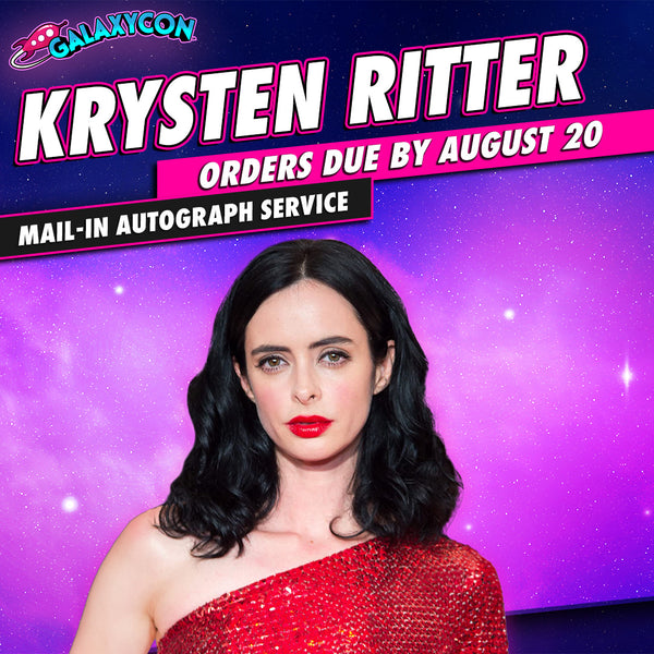 Krysten Ritter Mail-In Autograph Service: Orders Extended to August 20th GalaxyCon