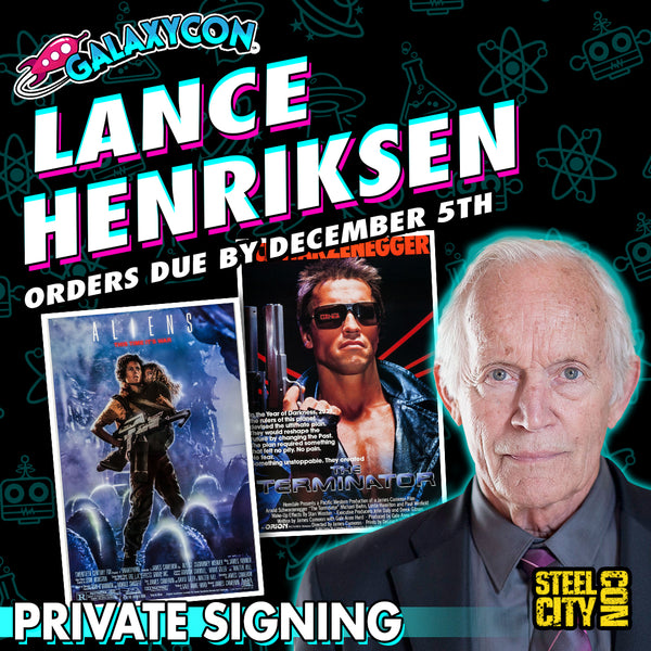 Lance Henriksen Private Signing: Orders Due December 5th