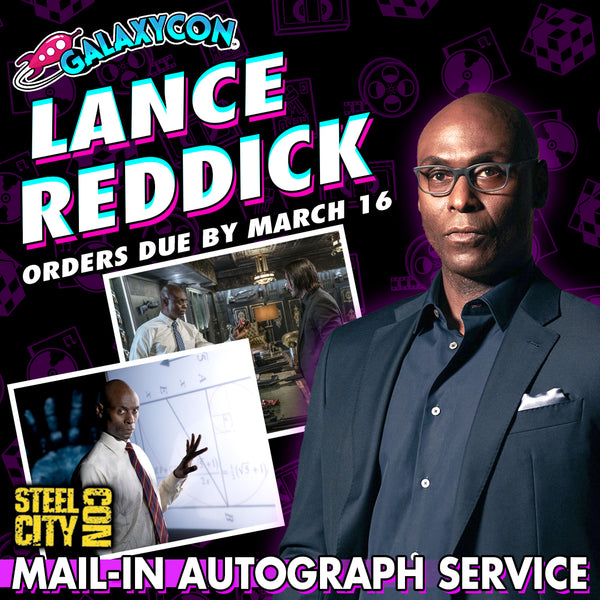 Lance Reddick Mail-In Autograph Service: Orders Due March 16th