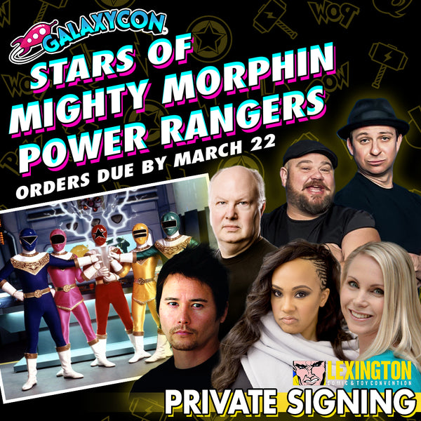 Power Rangers Private Signing: Orders Due March 22nd