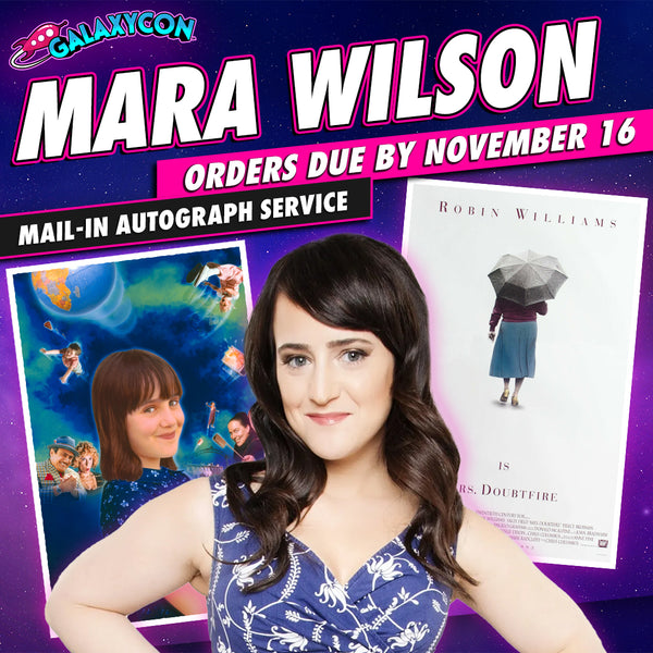 Mara Wilson Mail-In Autograph Service: Orders Due November 16th