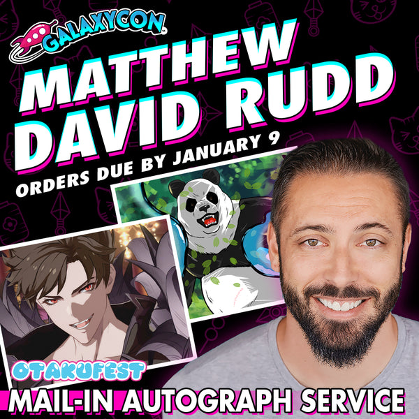Matthew David Rudd Mail-In Autograph Service: Orders Due January 9th