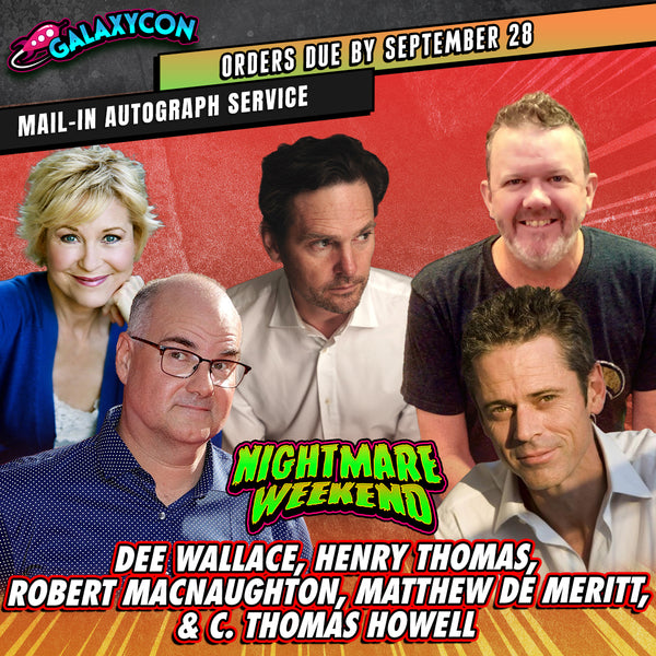 E.T. Reunion: Mail-In Autograph Service: Orders Due September 28th GalaxyCon