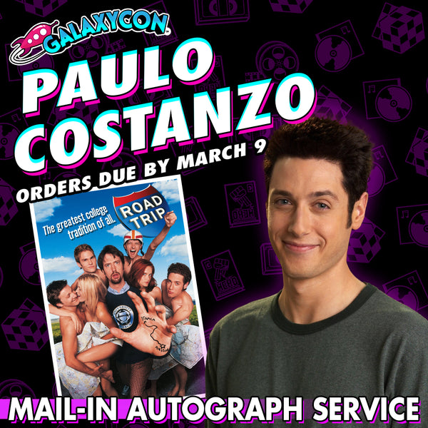 Paulo Costanzo Mail-In Autograph Service: Orders Due March 9th