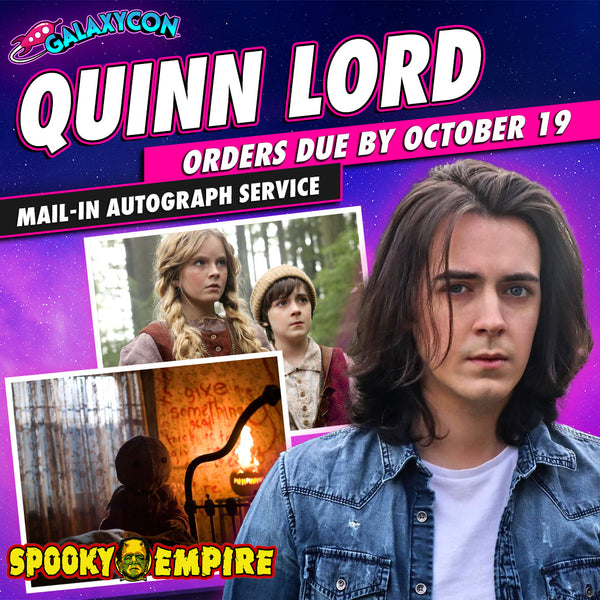 Quinn Lord Mail-In Autograph Service: Orders Due October 19th