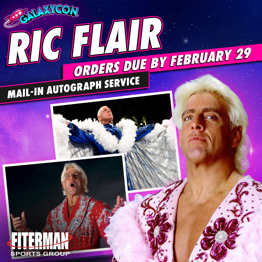 Ric Flair Mail-In Autograph Service: Orders Due February 29th GalaxyCon