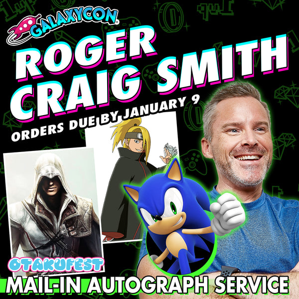 Roger Craig Smith Mail-In Autograph Service: Orders Due January 9th