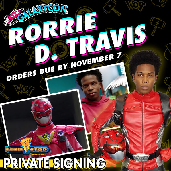 Rorrie D. Travis Private Signing: Orders Due November 7th