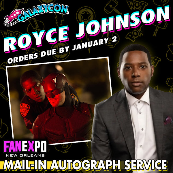 Royce Johnson Mail-In Autograph Service: Orders Due January 2nd