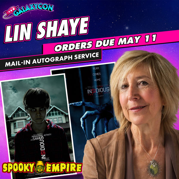 Lin Shaye Mail-In Autograph Service: Orders Due May 11th GalaxyCon