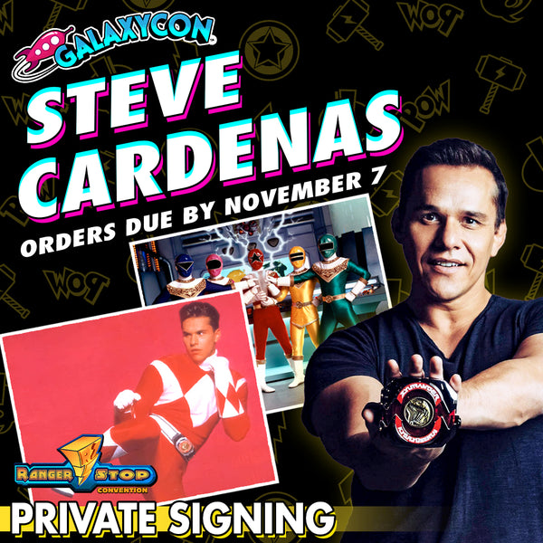 Steve Cardenas Private Signing: Orders Due November 7th