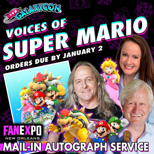 Super Mario Bros Mail-In Autograph Service: Orders Due January 2nd