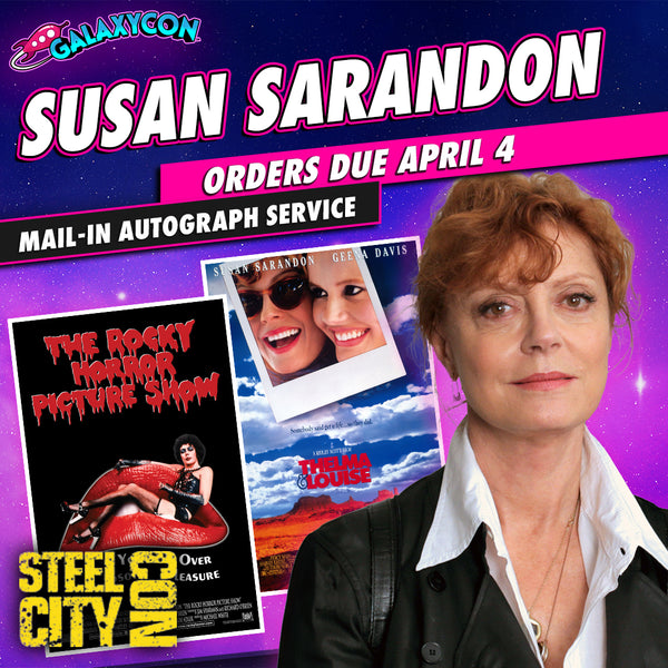 Susan-Sarandon-Mail-In-Autograph-Service-Orders-Due-April-4th GalaxyCon