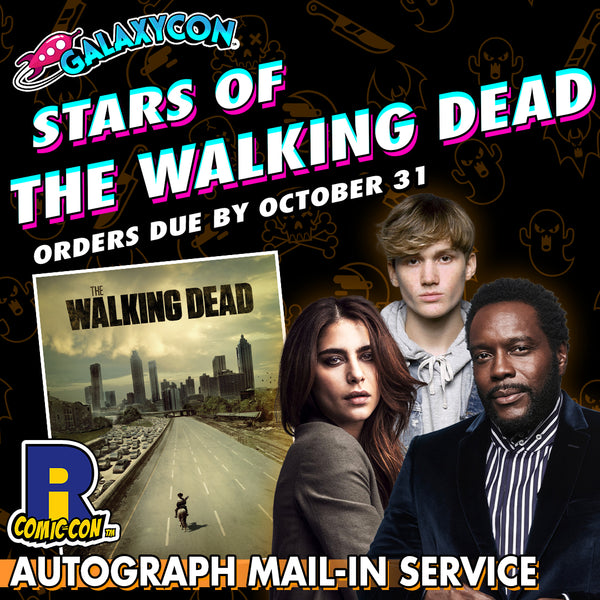 The Walking Dead Autograph Mail-In Service: Orders Due October 31st