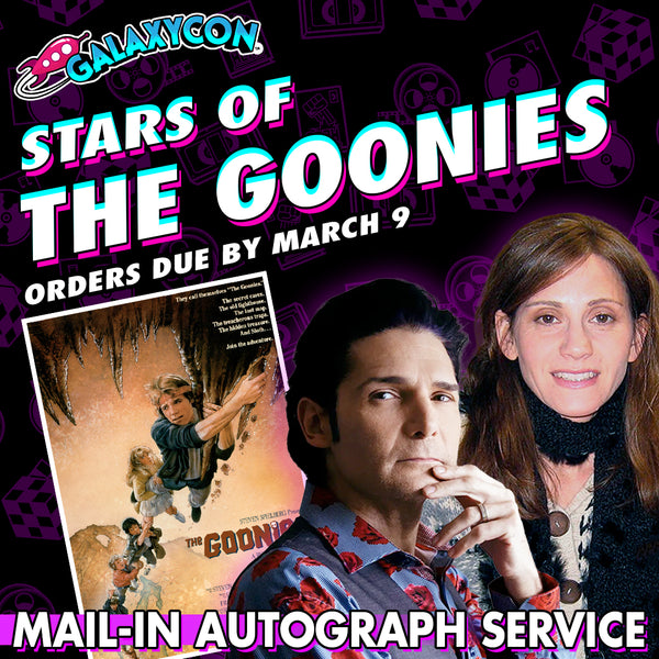 The Goonies Mail-In Autograph Service: Orders Due March 9th