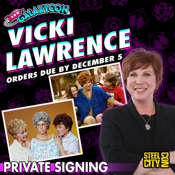 Vicki Lawrence Private Signing: Orders Due December 5th