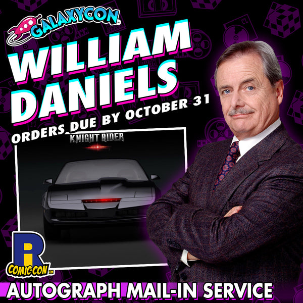 William Daniels Autograph Mail-In Service: Orders Due October 31st