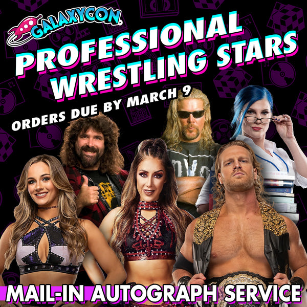 Professional Wrestling Stars Mail-In Autograph Service: Orders Due March 9th