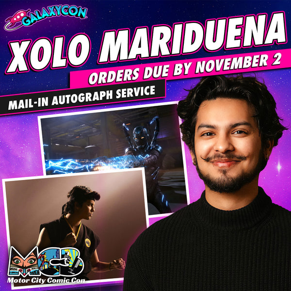 Xolo Maridueña Mail-In Autograph Service: Orders Due November 2nd