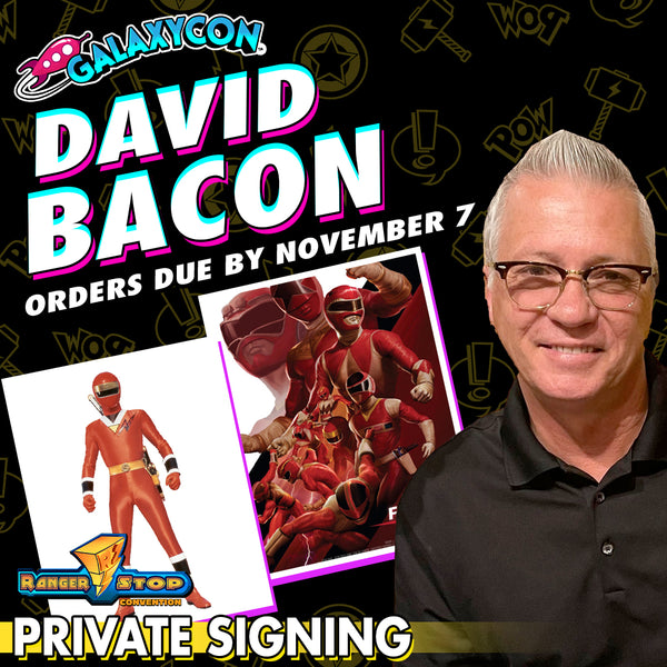 David Bacon Private Signing: Orders Due November 7th