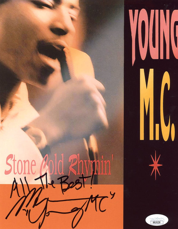 Marvin Young "Young MC" 8x10 Signed Photo JSA COA Certified Autograph