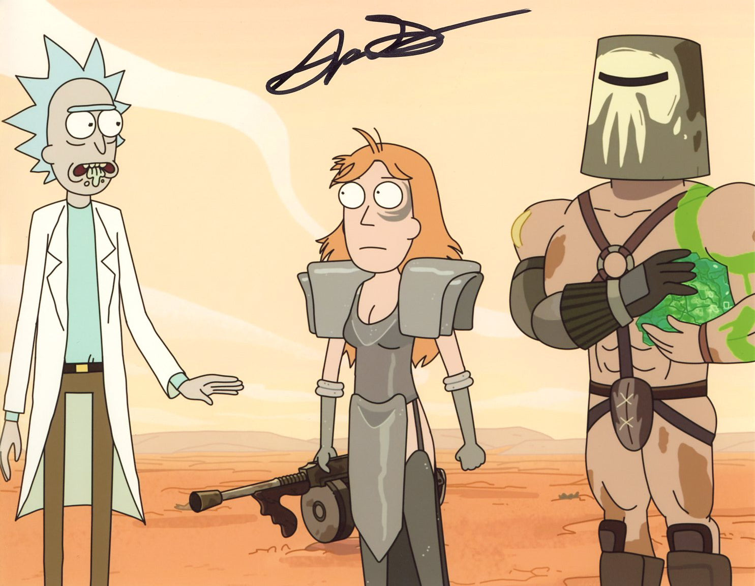 Spencer Grammer Rick and Morty 8x10 Signed Photo JSA Certified Autograph