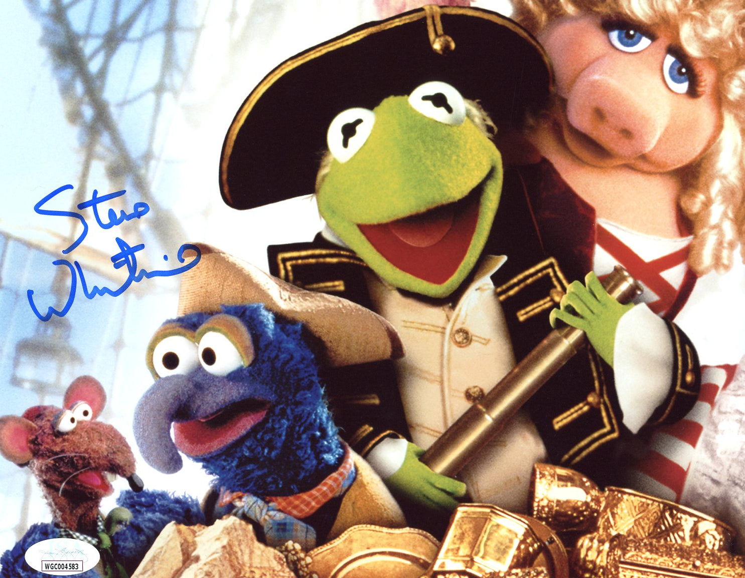 Steve Whitmire Muppet Treasure Island 8x10 Signed Photo JSA COA Certified Autograph GalaxyCon