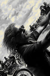 Charlie Hunnam: Autograph Signing on Photos, November 27