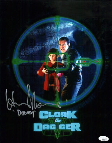 Henry Thomas Cloak and Dagger 11x14 Signed Photo Poster JSA Certified Autograph