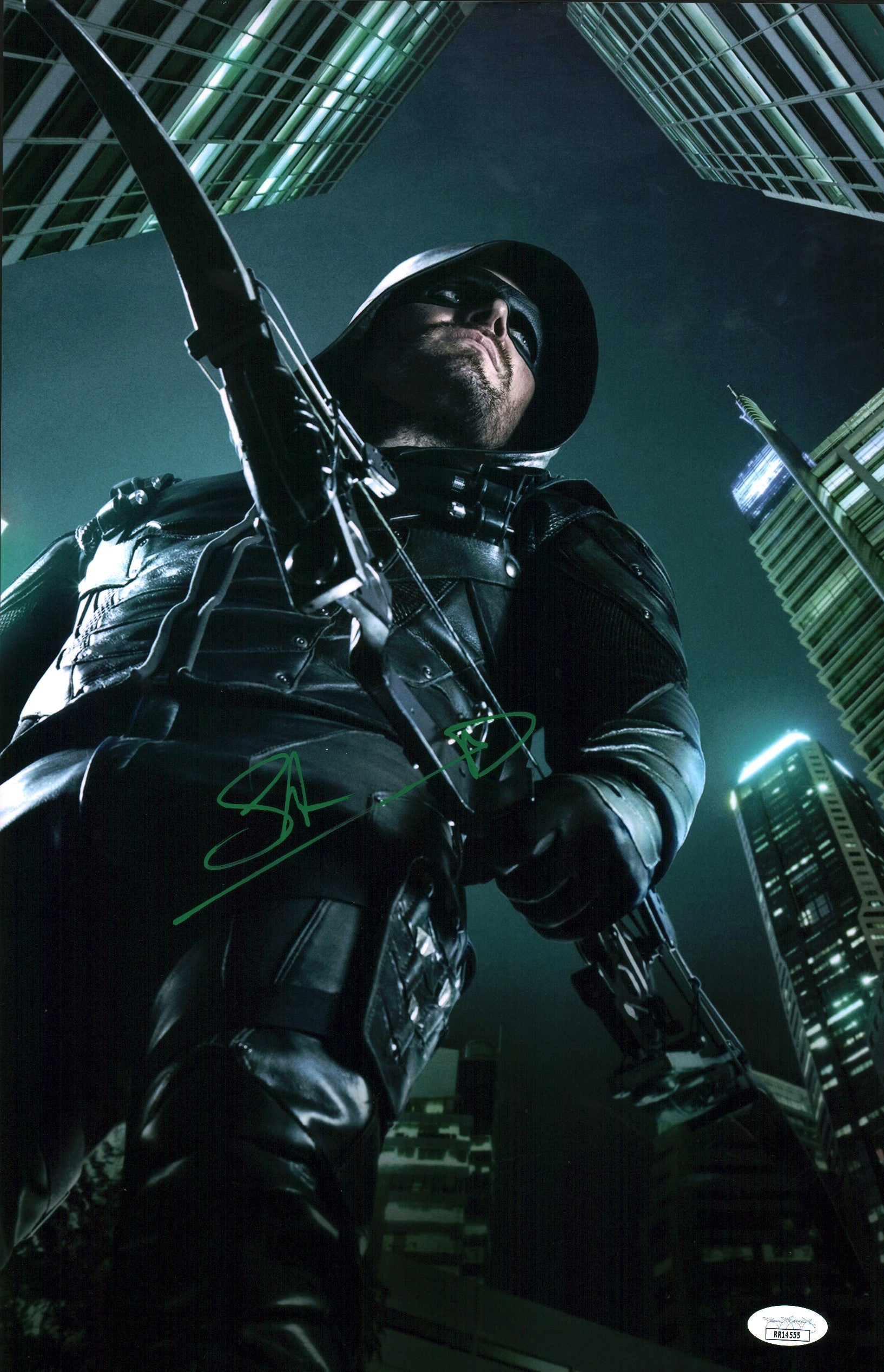 Stephen Amell Arrow 11x17 Signed Photo Poster JSA Certified Autograph