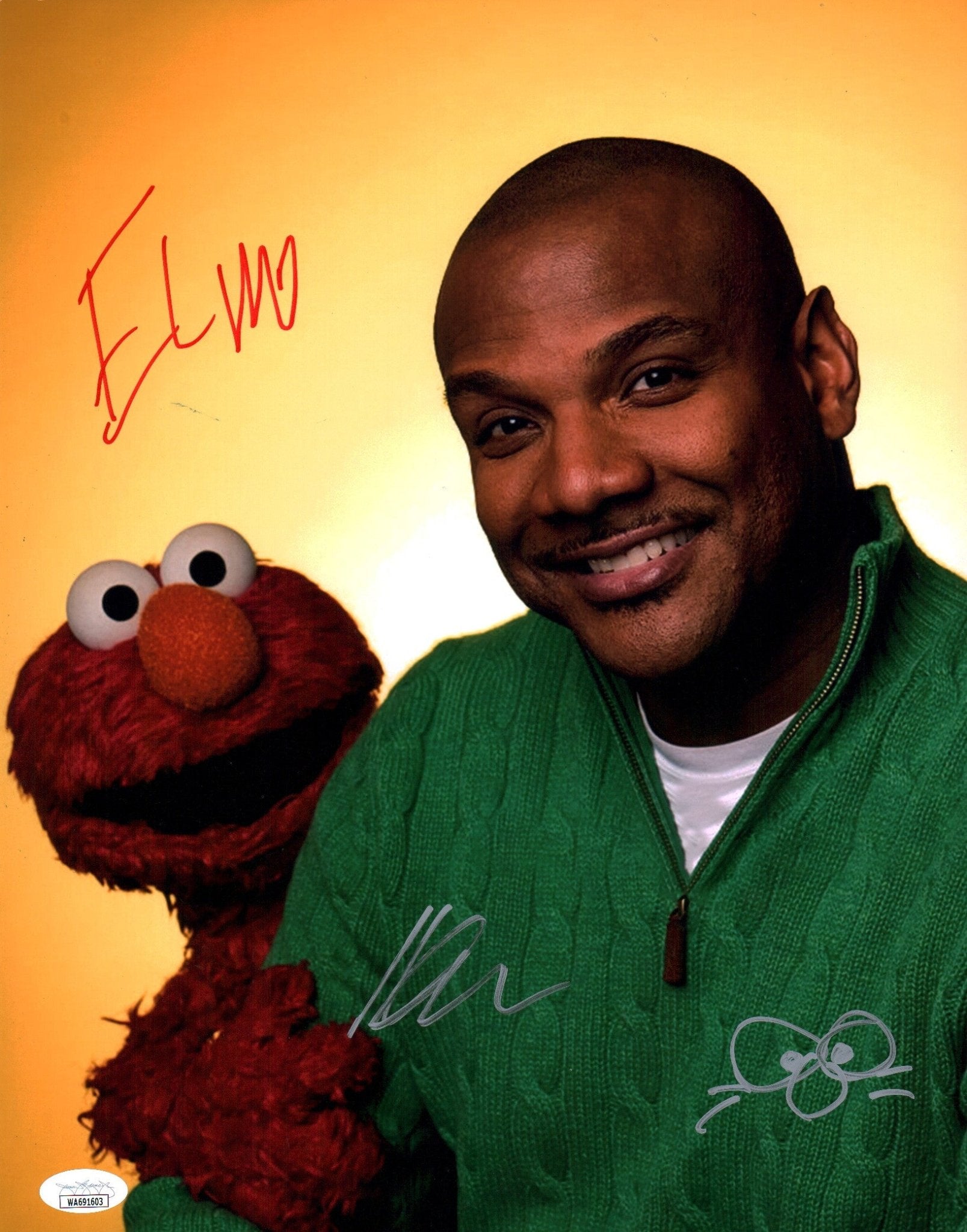 Kevin Clash Sesame Street 11x14 Signed Photo Poster JSA Certified Autograph