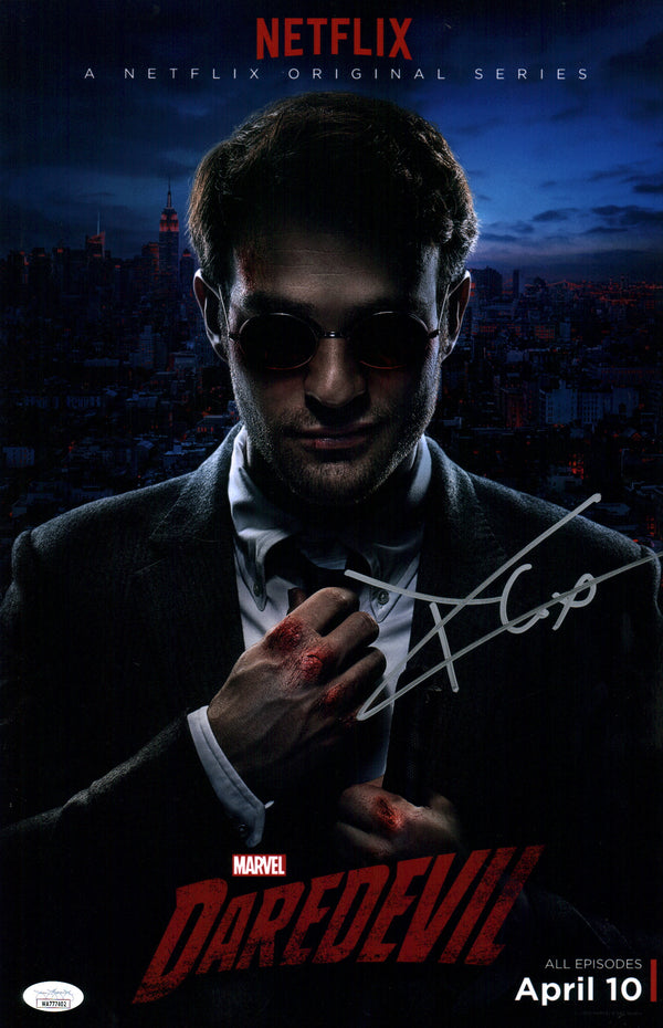 Charlie Cox Daredevil 11x17 Signed Photo Poster JSA COA Certified Autograph