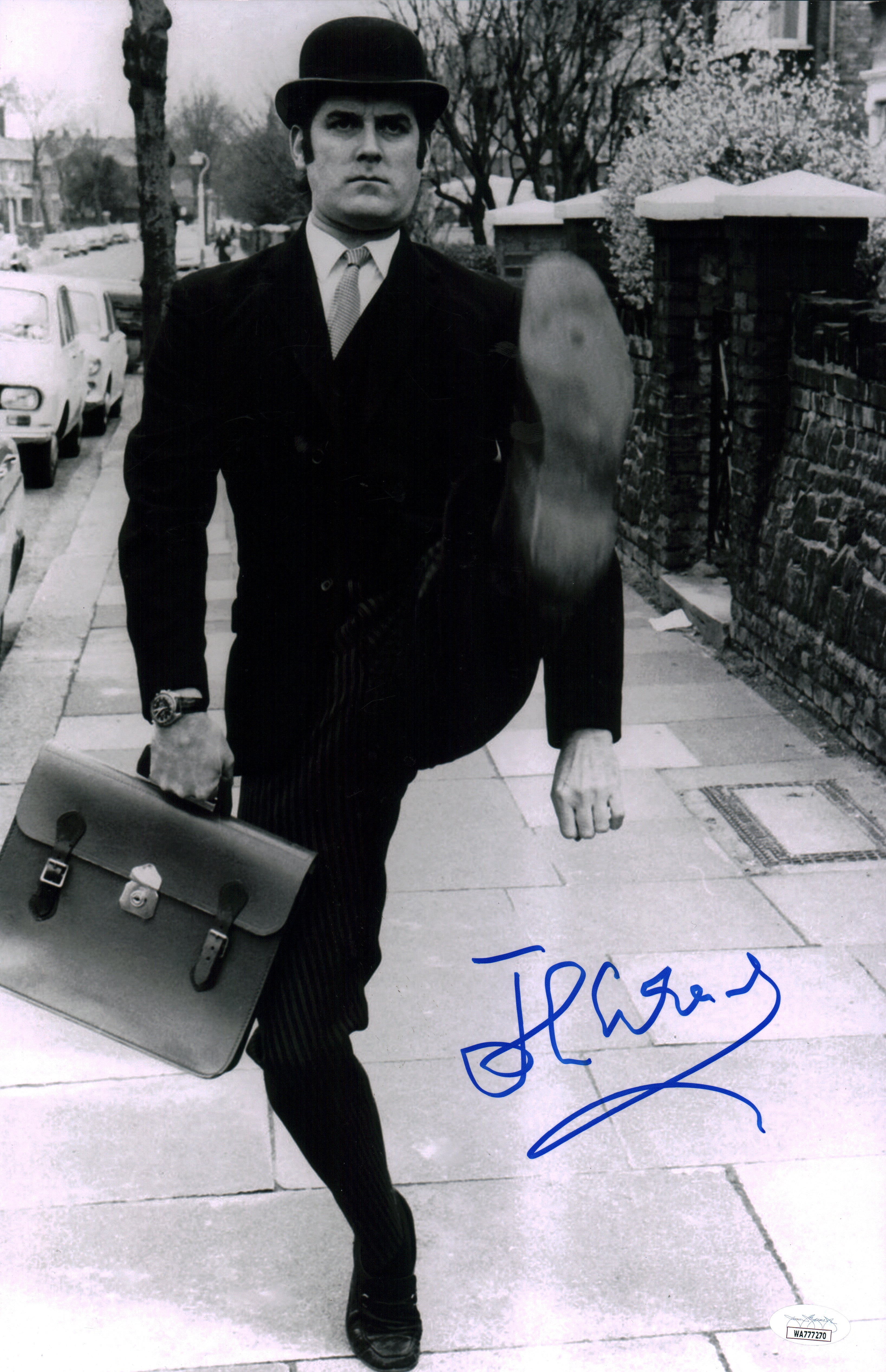 John Cleese Monty Python's Flying Circus 11x17 Signed Photo Poster JSA COA Certified Autograph