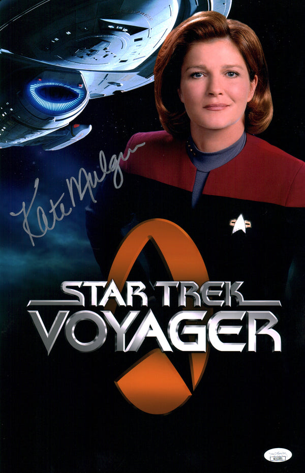 Kate Mulgrew Star Trek 11x17 Signed Photo Poster JSA Certified Autograph