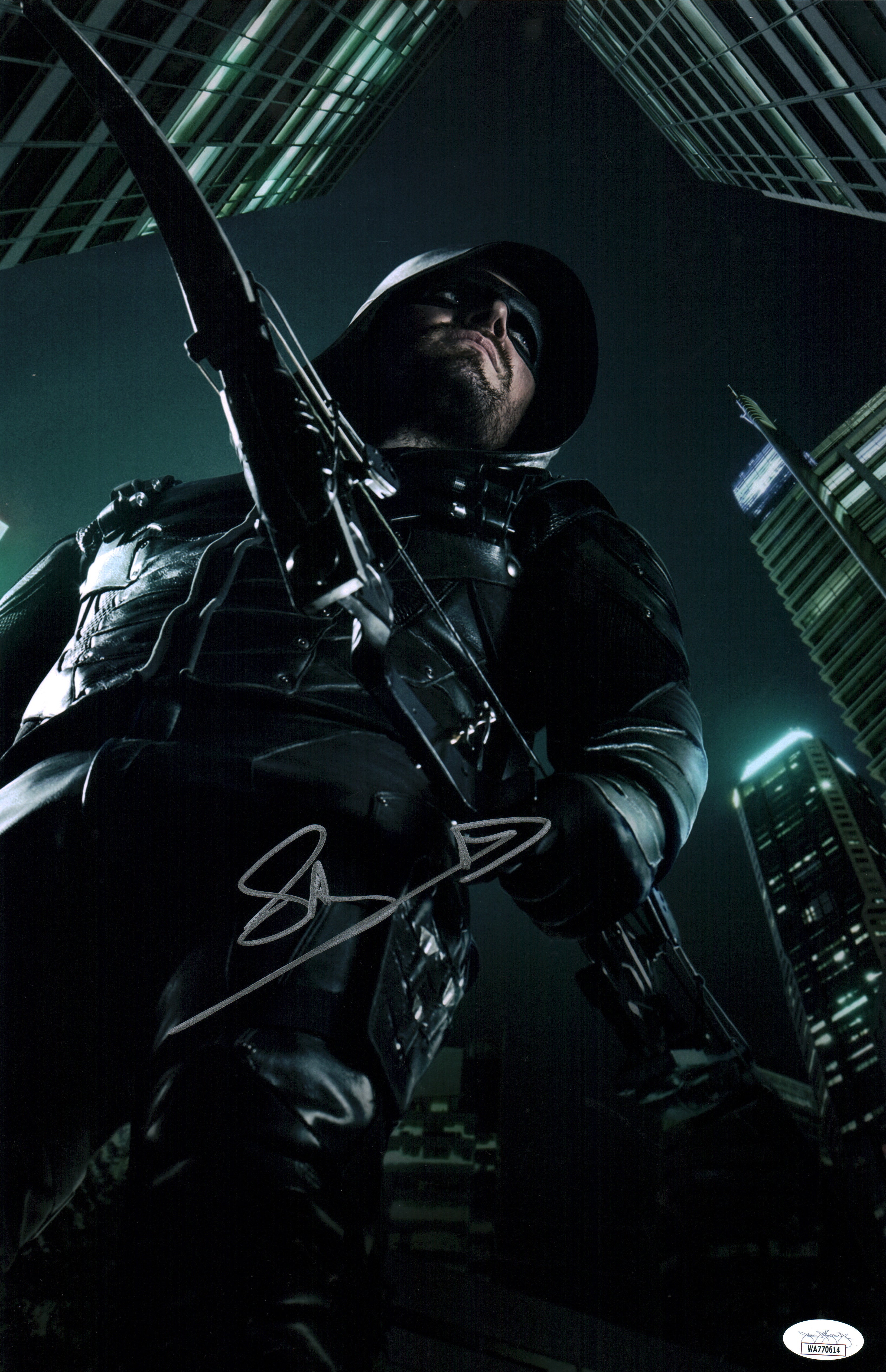 Stephen Amell Arrow 11x17 Signed Photo Poster JSA Certified Autograph