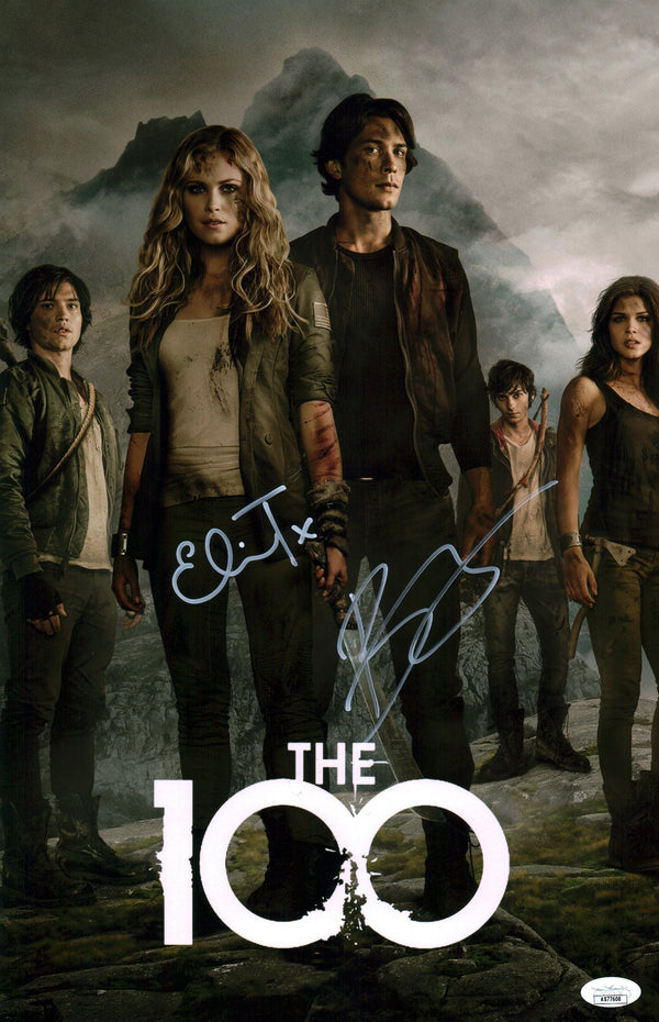 The 100 11x17 Photo Poster Taylor Morley Signed Autographed JSA Certified COA