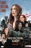 Wynonna Earp 11x17 Cast Photo Poster Signed Andras Barrell JSA Autograph GalaxyCon