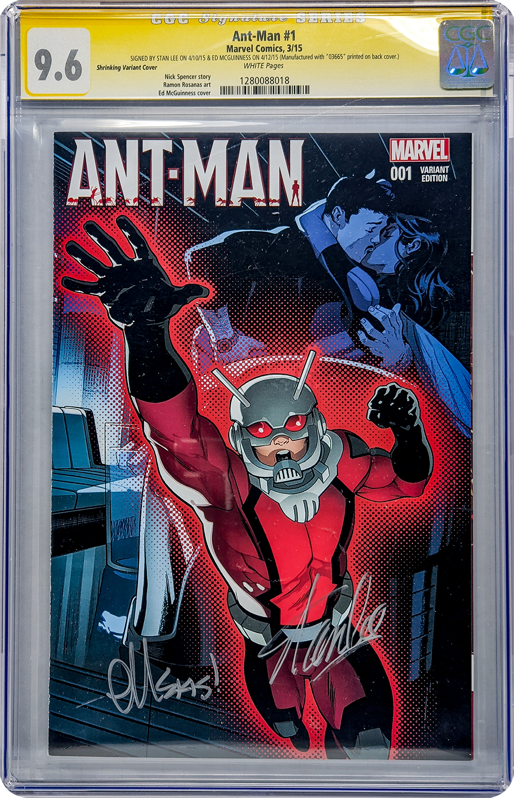 Ant-Man #1 Marvel Comics CGC Signature Series 9.6 Signed Stan Lee & Ed McGuinness