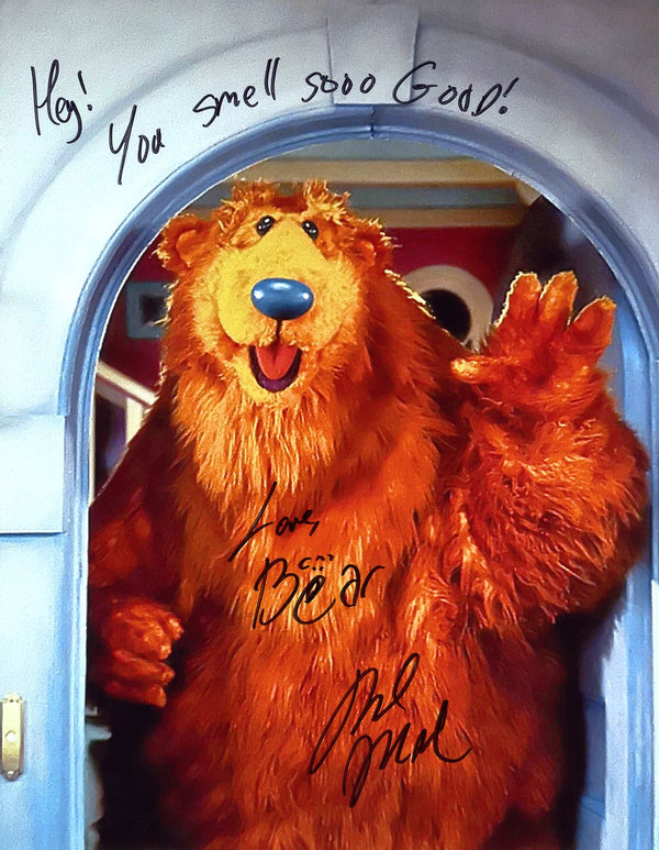 Noel MacNeal Bear in the Big Blue House  8x10 Signed Photo JSA Certified Autograph