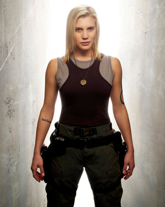 Katee Sackhoff: Autograph Signing on Photos, February 29th