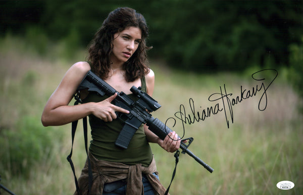 Juliana Harkavy The Walking Dead 11x17 Photo Poster Signed Autographed JSA Certified COA