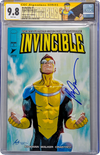 Invincible #1 GalaxyCon Exclusive Variant Image Comics CGC Signature Series 9.8 Signed Rafael Albuquerque GalaxyCon