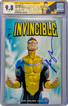 Invincible #1 GalaxyCon Exclusive Variant Image Comics CGC Signature Series 9.8 Signed Rafael Albuquerque GalaxyCon