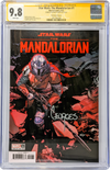 Star Wars: The Mandalorian #1 Yu Variant Cover A Marvel Comics CGC Signature Series 9.8 Signed Georges Jeanty