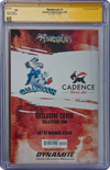 Thundercats #1 Galaxycon Exclusive Asar Virgin Foil Edition Dynamite Comics CGC Signature Series 9.9 MINT x2 Signed Moss, Shalvey