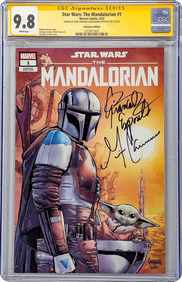 Star Wars: The Mandalorian #1 GalaxyCon Edition Marvel Comics CGC Sign Star Wars: The Mandalorian #1 GalaxyCon Edition Marvel Comics CGC Sign