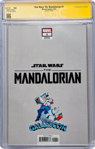 Star Wars: The Mandalorian #1 GalaxyCon Edition Marvel Comics CGC Signature Series 9.8 x2 Signed Carano, Esposito GalaxyCon