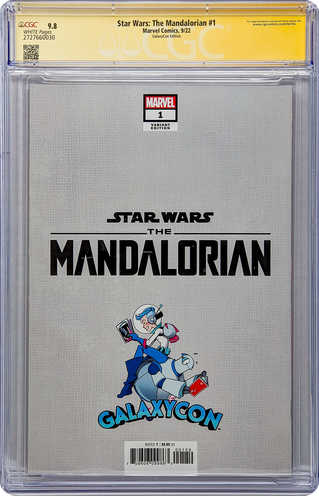 Star Wars: The Mandalorian #1 GalaxyCon Edition Marvel Comics CGC Signature Series 9.8 Signed Carano Esposito GalaxyCon