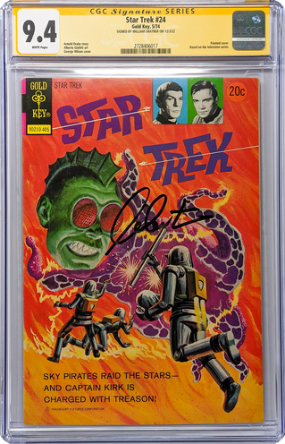 Star Trek #24 Gold Key Comics CGC Signature Series 9.4 Signed by William Shatner