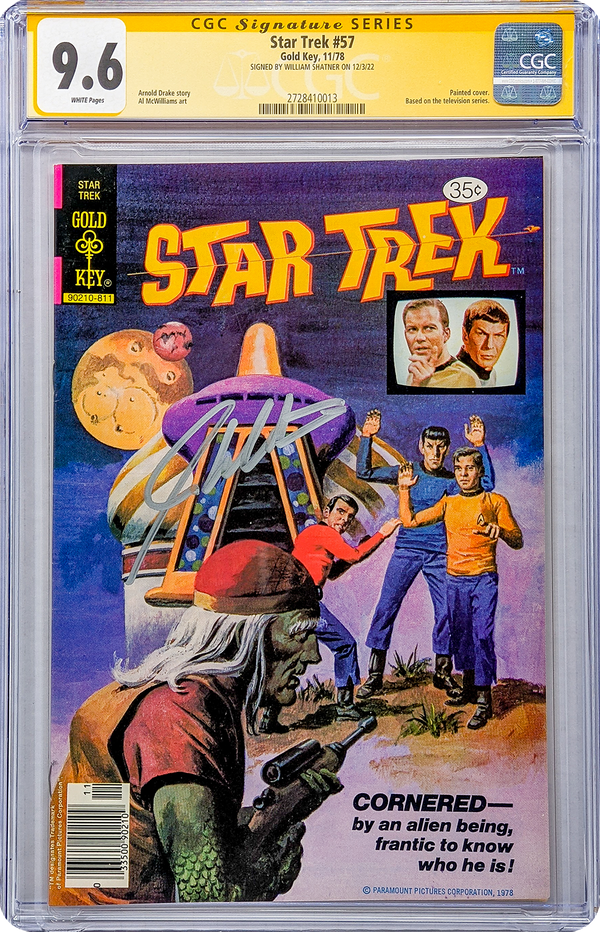 Star Trek #57 Gold Key Comics CGC SS 9.6 Signed William Shatner GalaxyCon